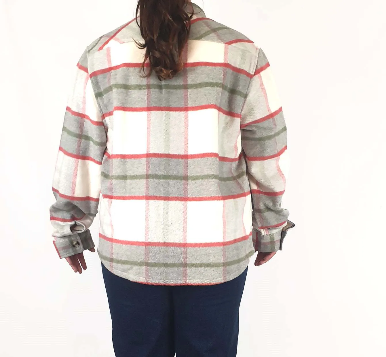 Plaid oversize light jacket size XL