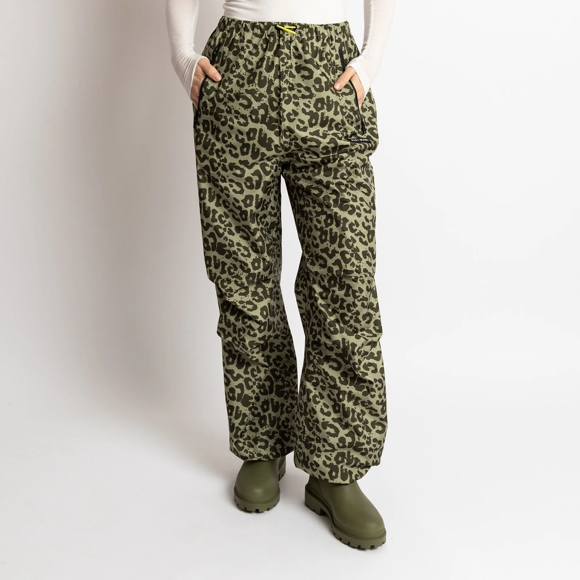 Rain Pants leo splashes olive/pale olive