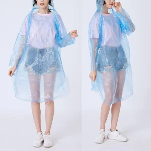 Raincoat Rain Cover Handcrafted Portable Ball Disposable Transparent Emergency (random Raincoats color) Coat Highly functional Waterproof