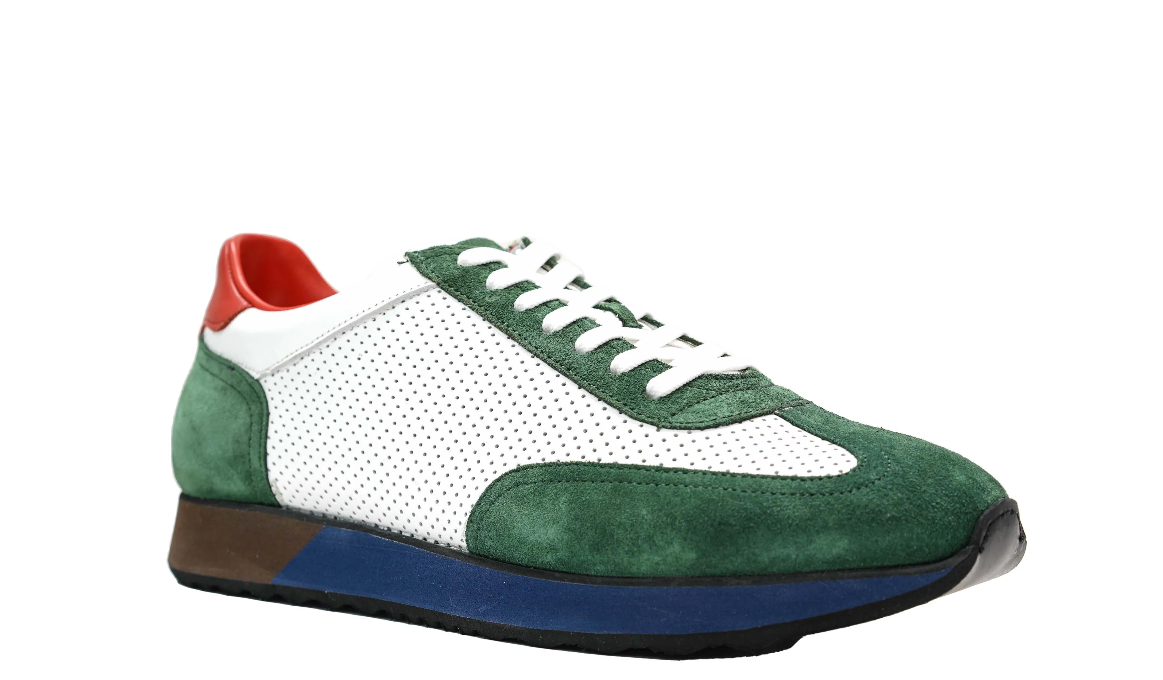 Roberto Serpentini Men's Green Sneaker M56437 40% OFF