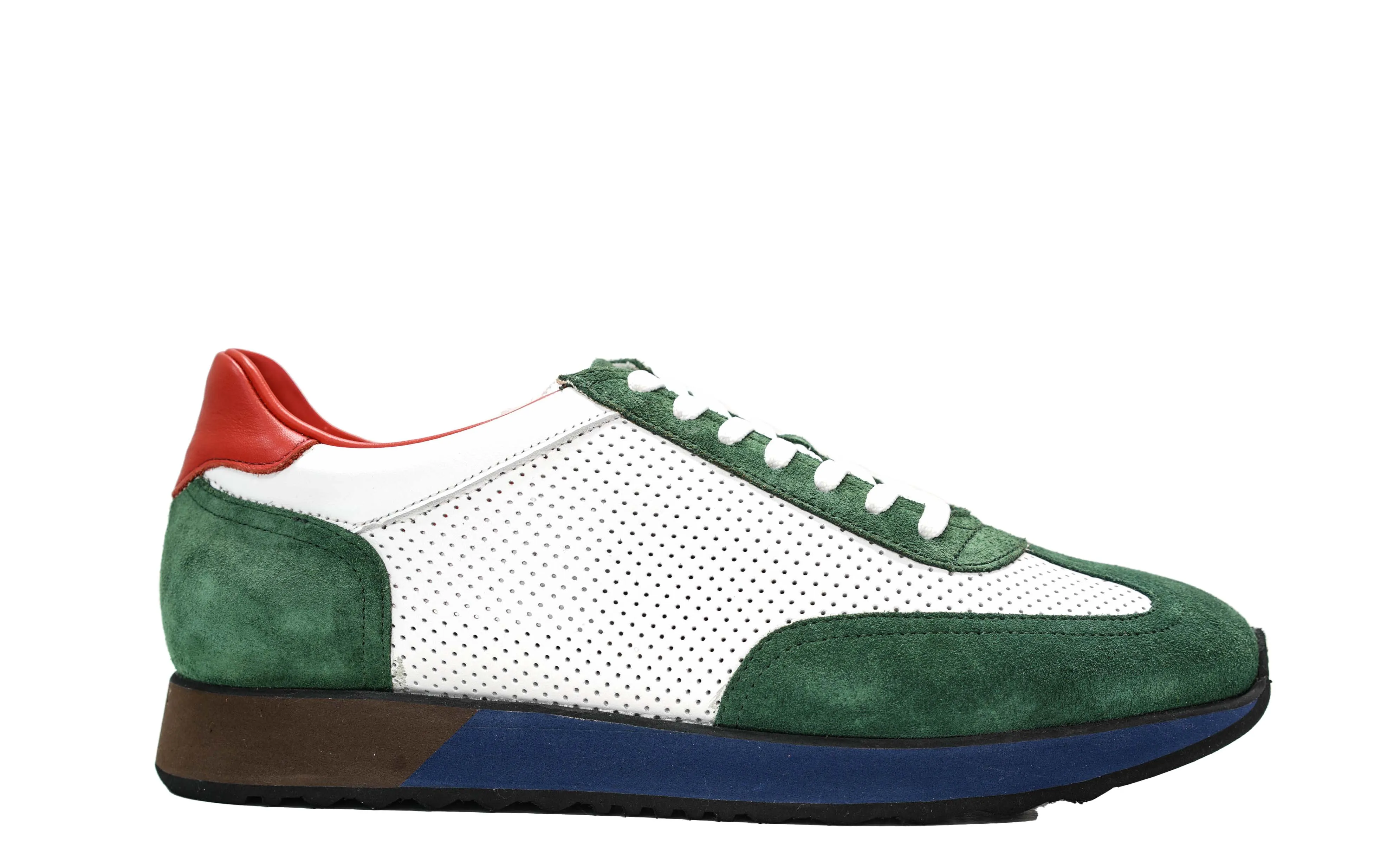 Roberto Serpentini Men's Green Sneaker M56437 40% OFF