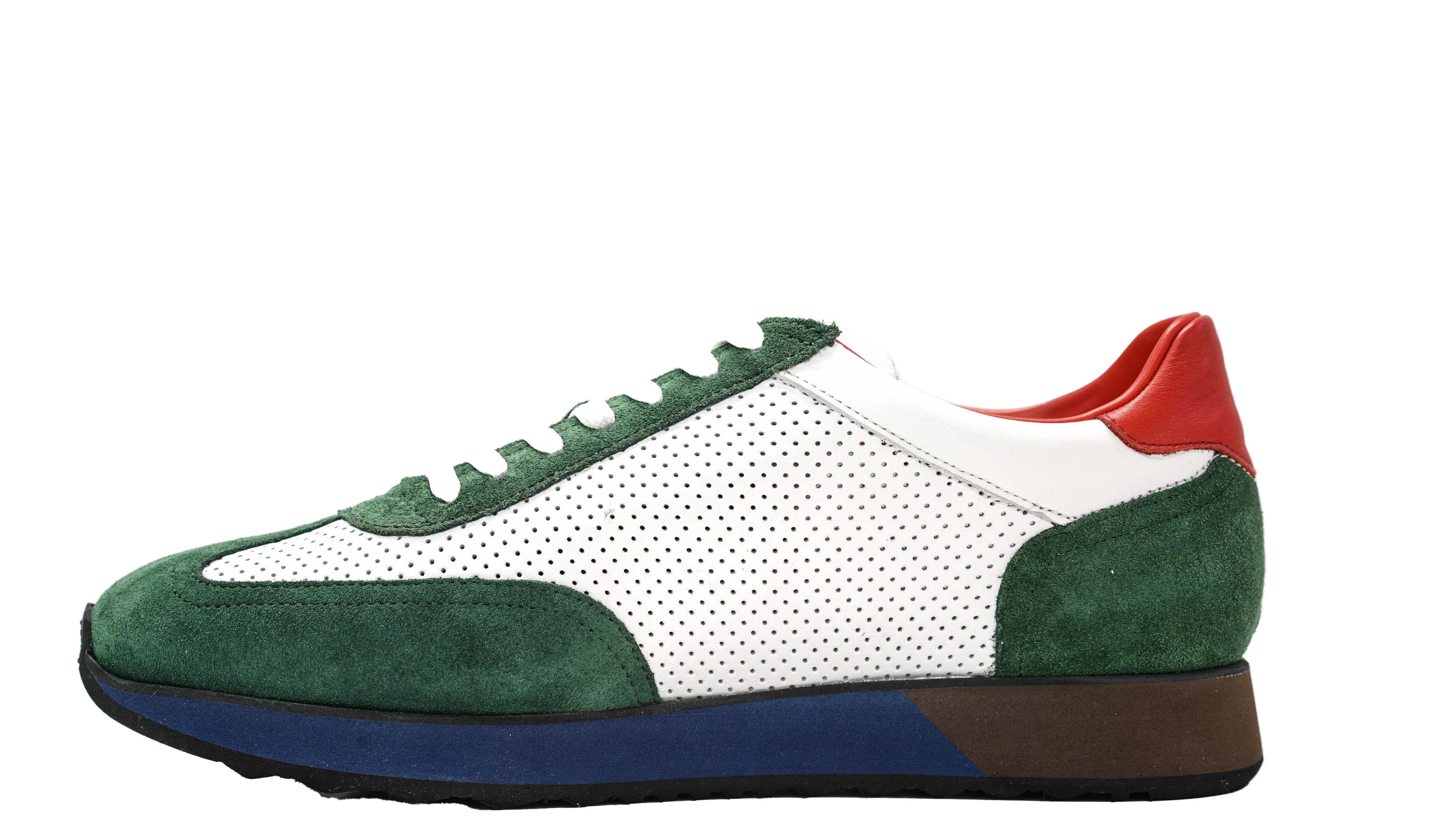 Roberto Serpentini Men's Green Sneaker M56437 40% OFF