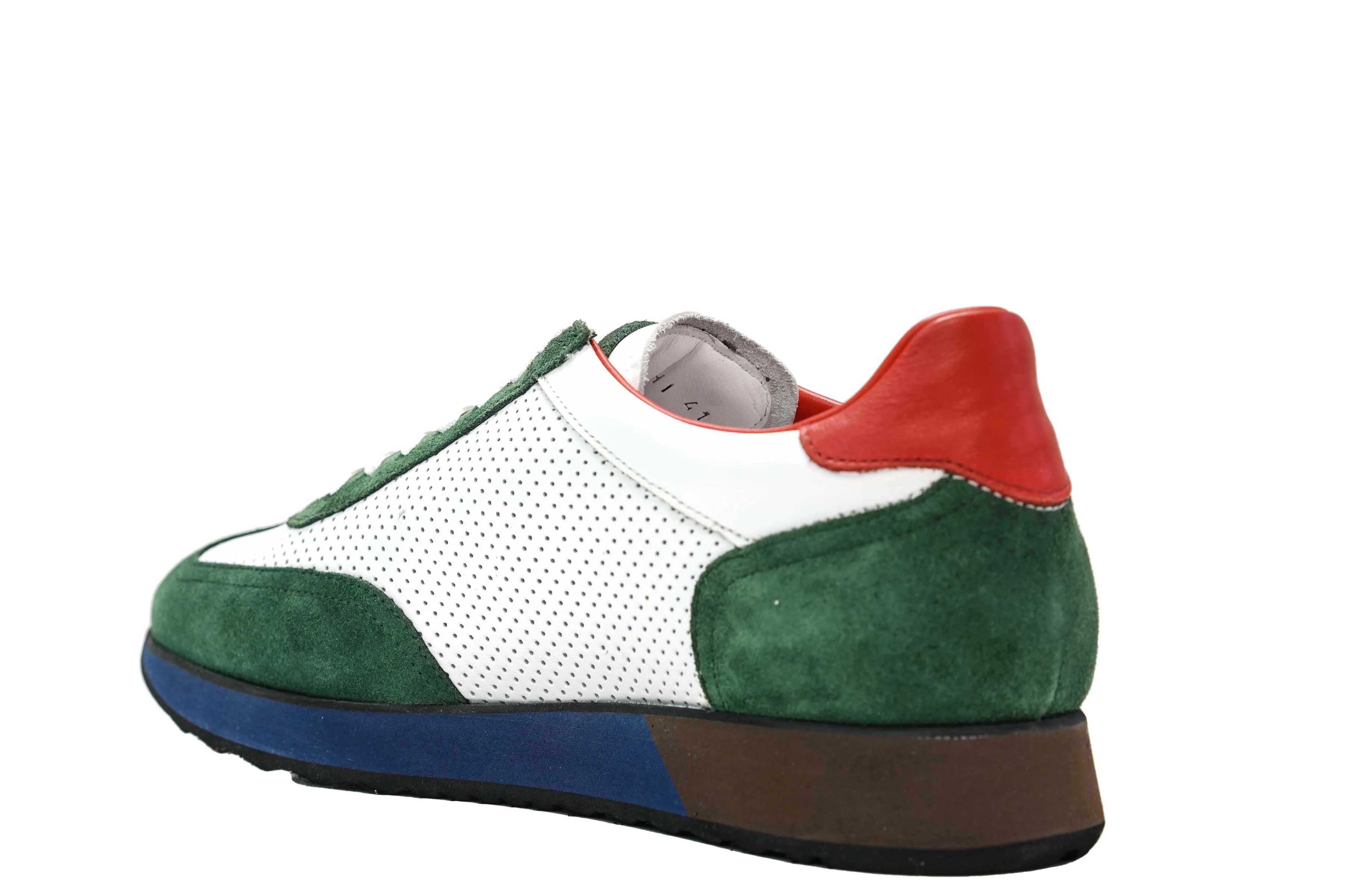 Roberto Serpentini Men's Green Sneaker M56437 40% OFF