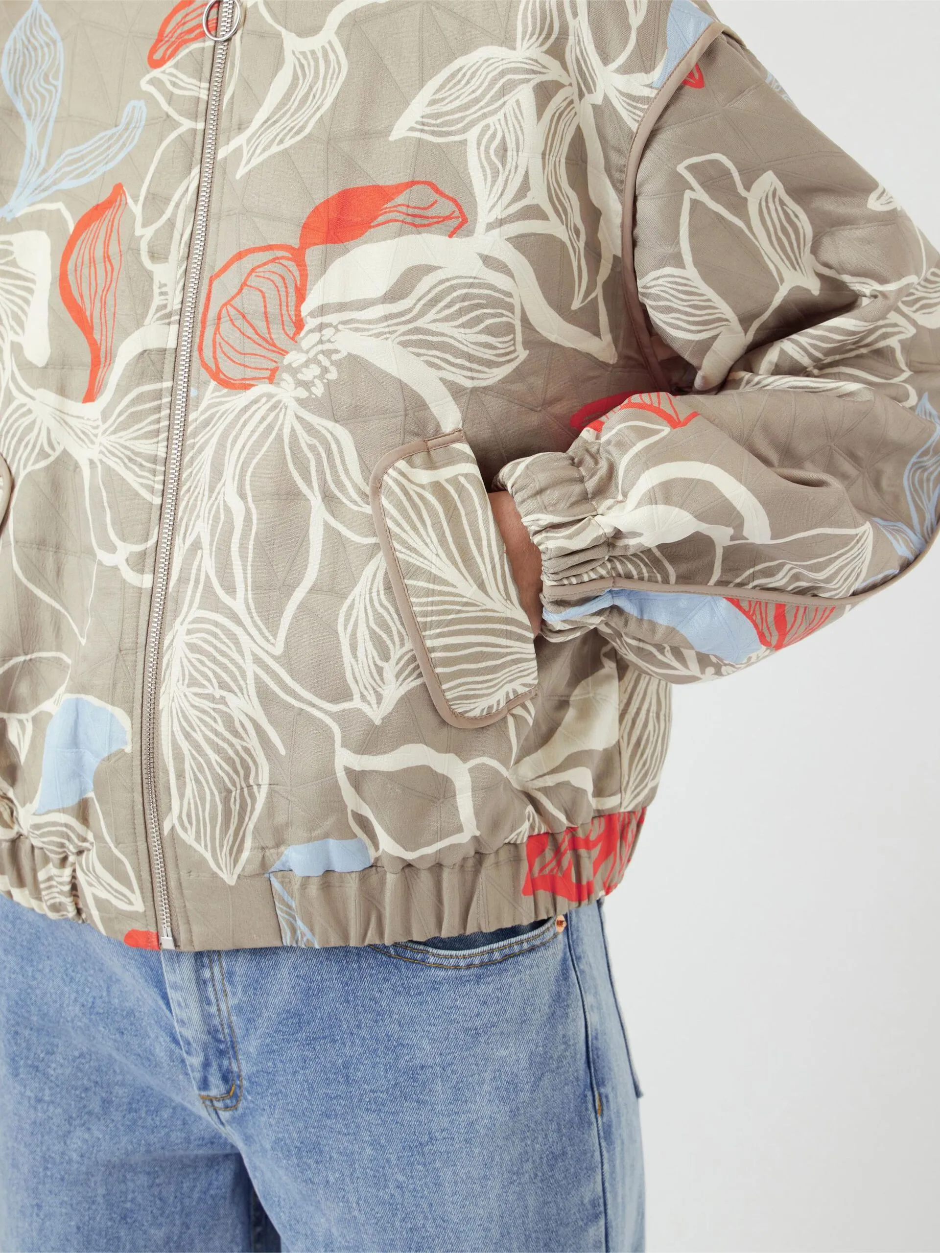 Sasiko Bomber Jacket
