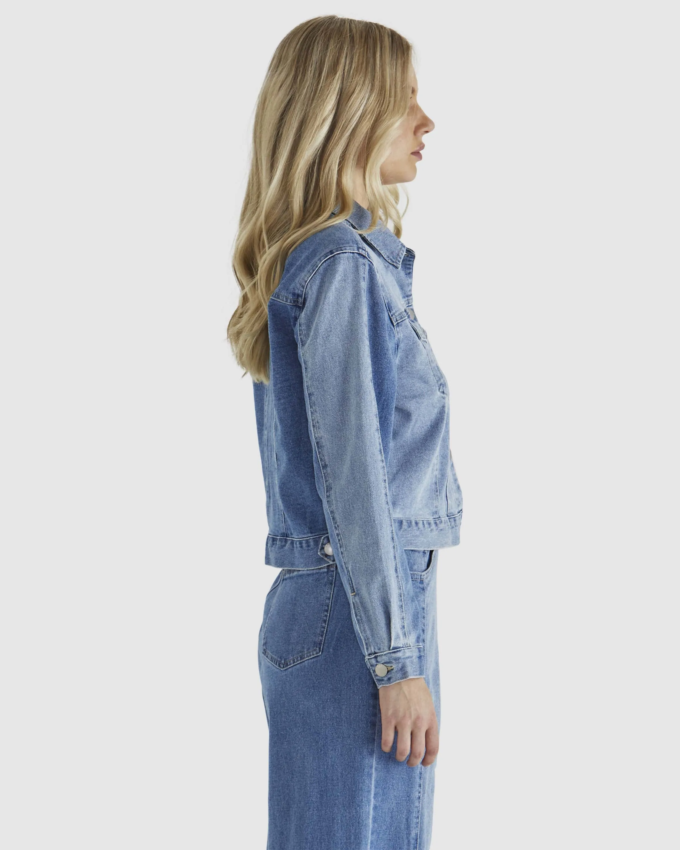 Sass Rylie Jacket - Mixed Denim