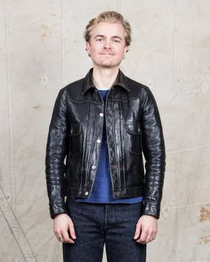 Second Hand Fine Creek Leathers Virginia Beach Horsehide Type II Jacket Size 38
