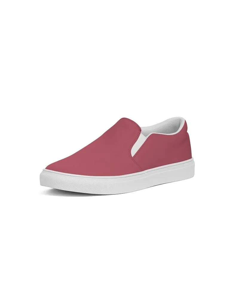 Shaded Midtone Pink Slip-On Canvas Sneakers | Men's | C0M80Y40K30