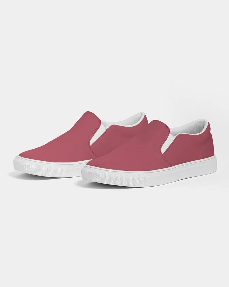 Shaded Midtone Pink Slip-On Canvas Sneakers | Men's | C0M80Y40K30