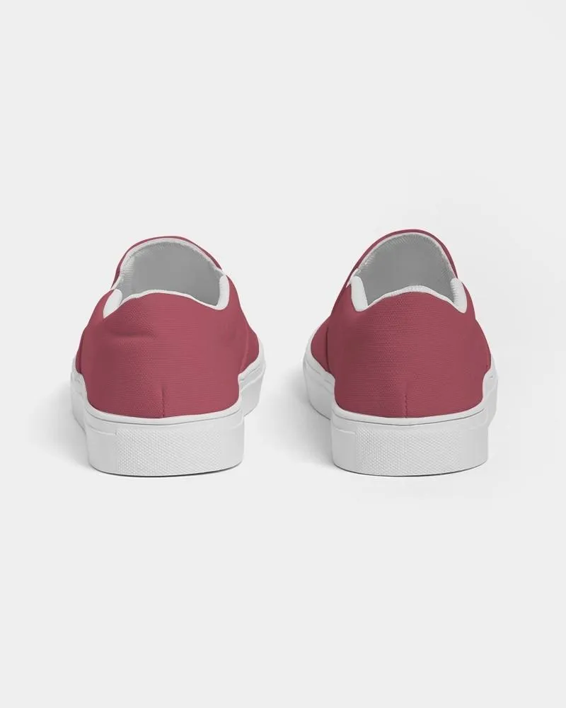 Shaded Midtone Pink Slip-On Canvas Sneakers | Men's | C0M80Y40K30