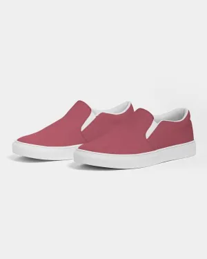 Shaded Midtone Pink Slip-On Canvas Sneakers | Men's | C0M80Y40K30