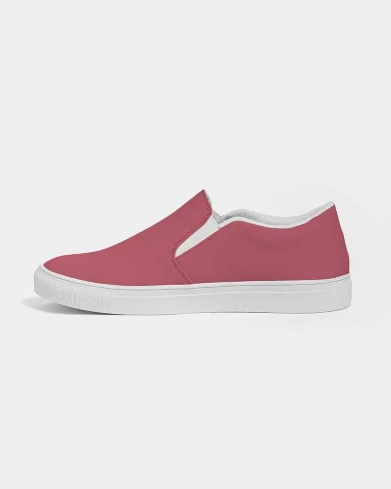 Shaded Midtone Pink Slip-On Canvas Sneakers | Men's | C0M80Y40K30