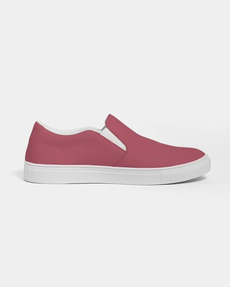 Shaded Midtone Pink Slip-On Canvas Sneakers | Men's | C0M80Y40K30