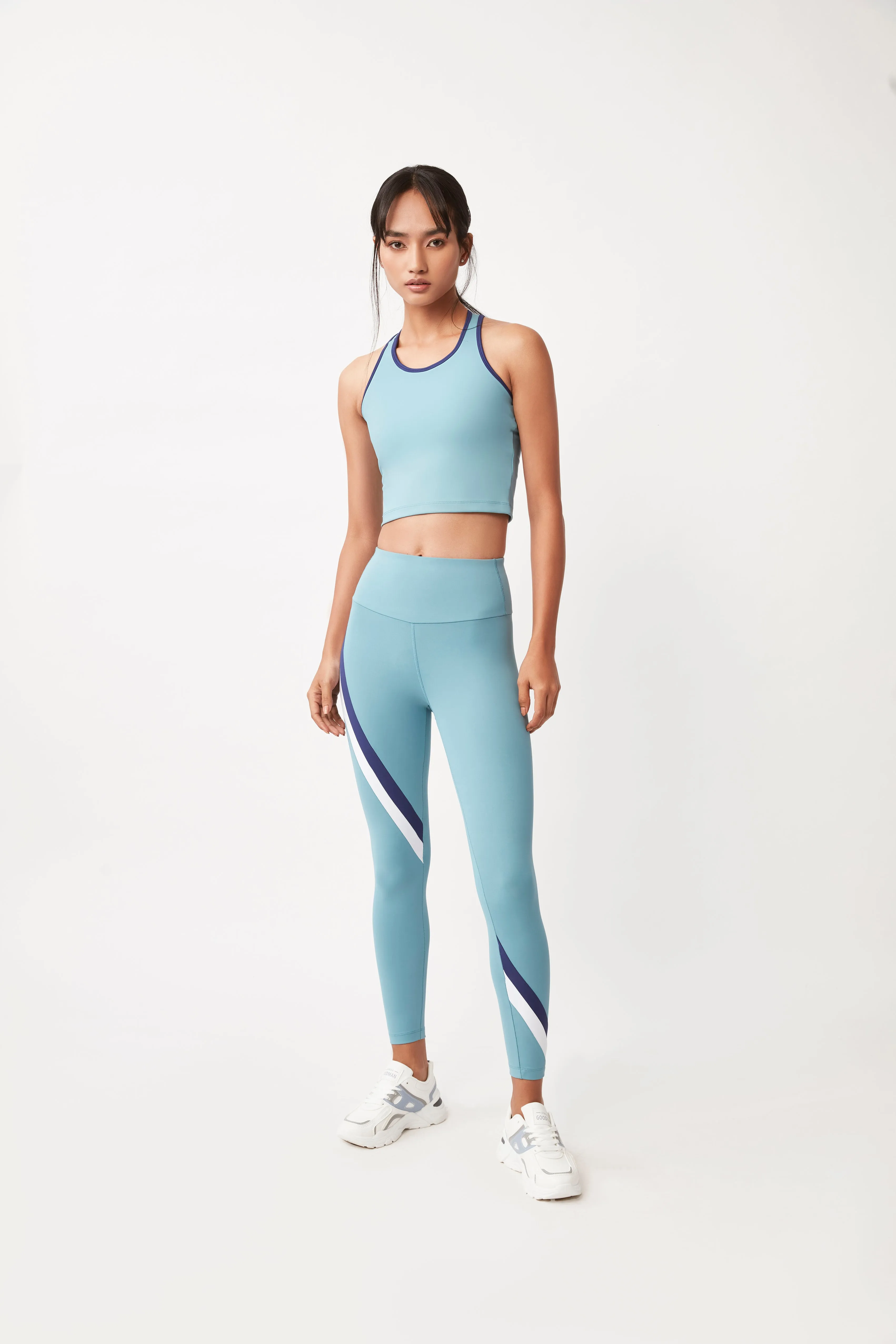 Sky Candy Stripe Leggings
