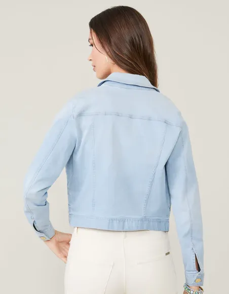Spartina 449 Leah Denim Jacket Grove Wash