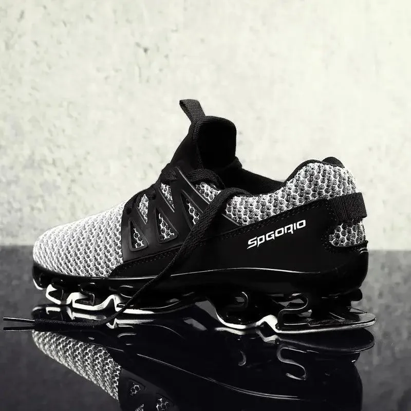 Stylish Black Mens Soft Casual Sneakers Breathable Comfort Sport Elegant Men Sneakers
