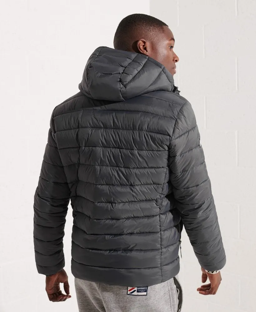 Superdry Classic Fuji Puffer Jacket Charcoal