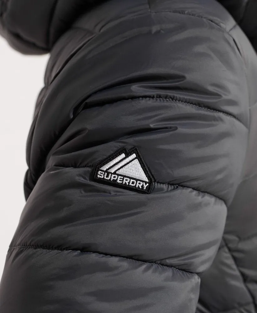 Superdry Classic Fuji Puffer Jacket Charcoal