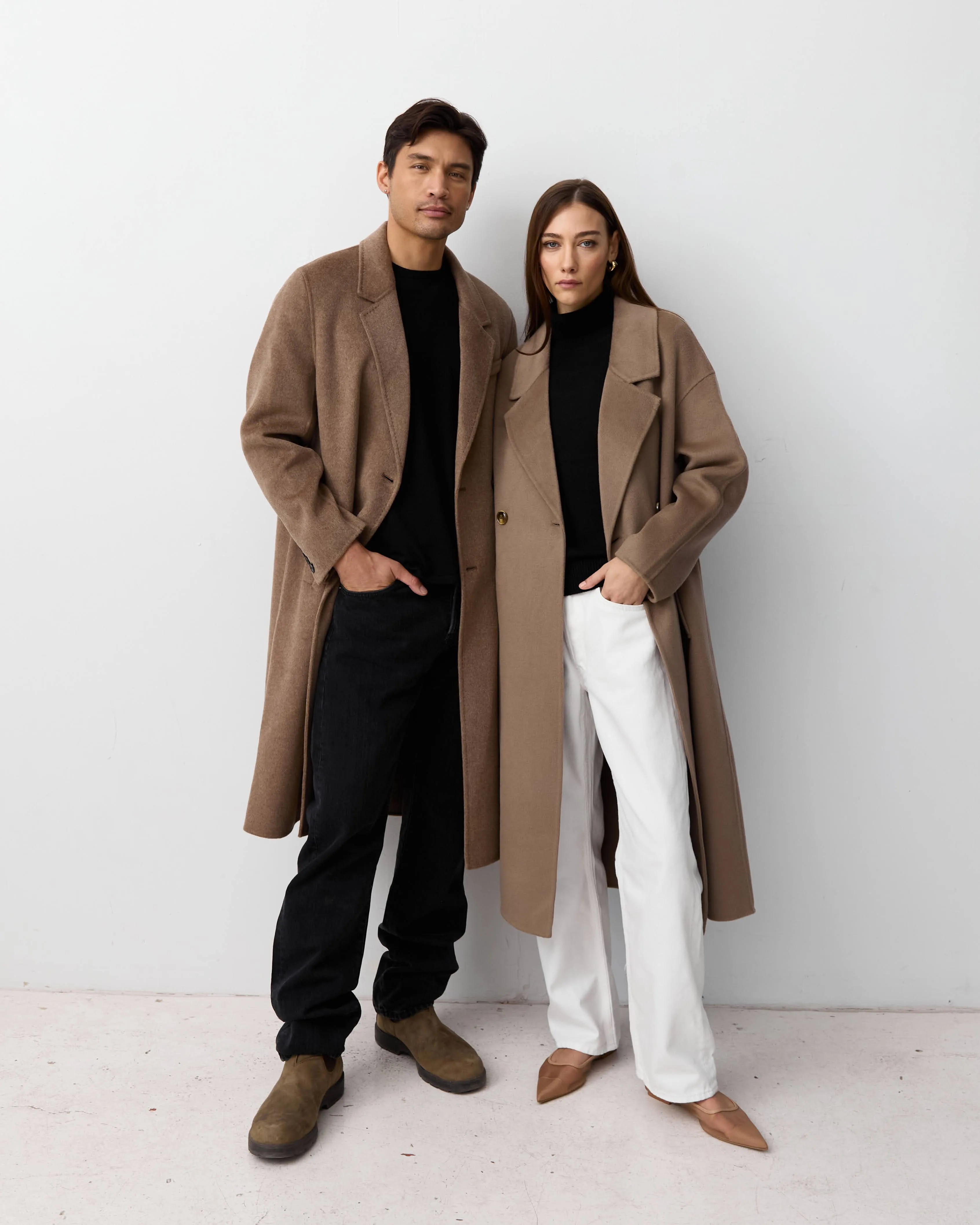 THE LONDON COAT - TAUPE