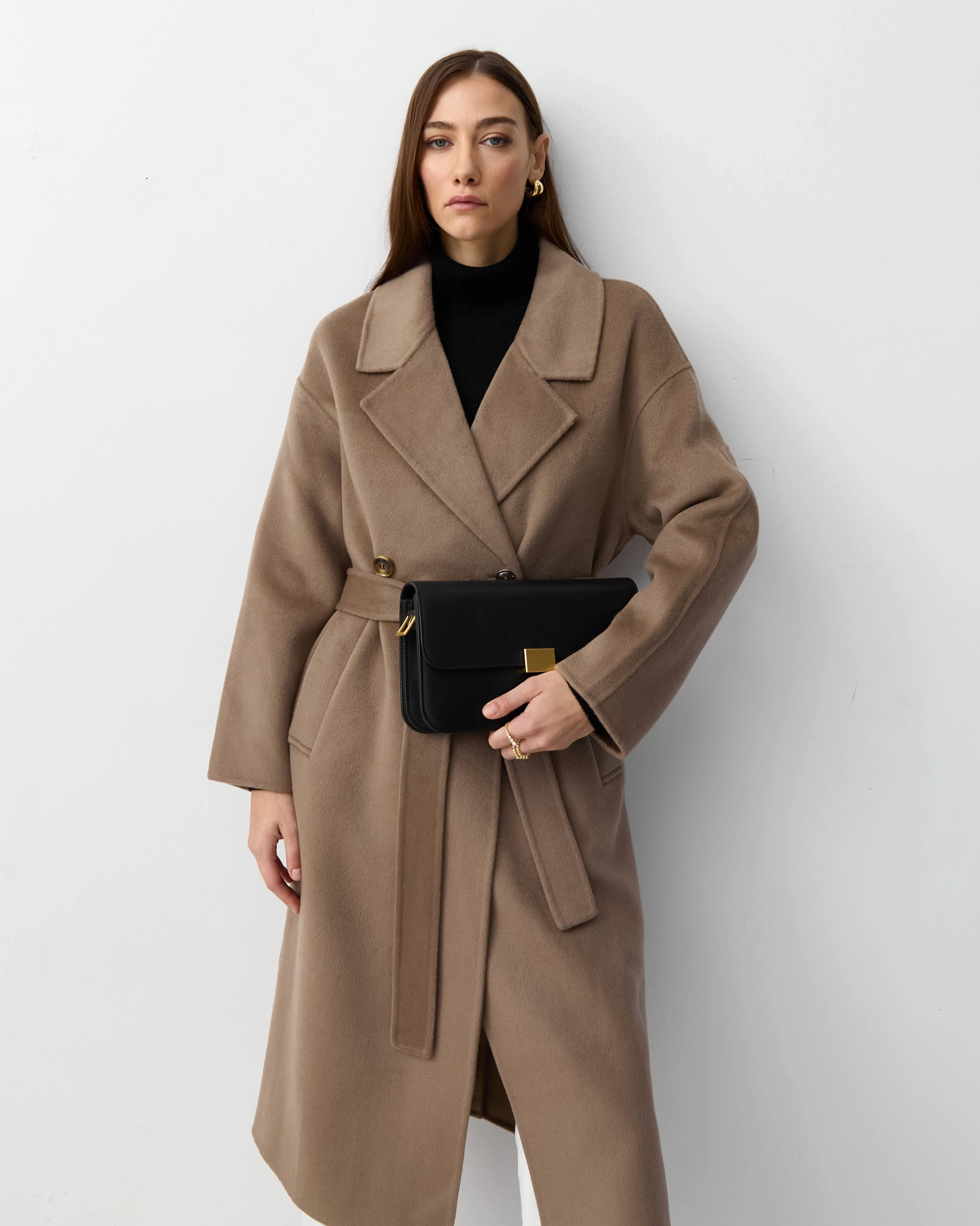 THE LONDON COAT - TAUPE