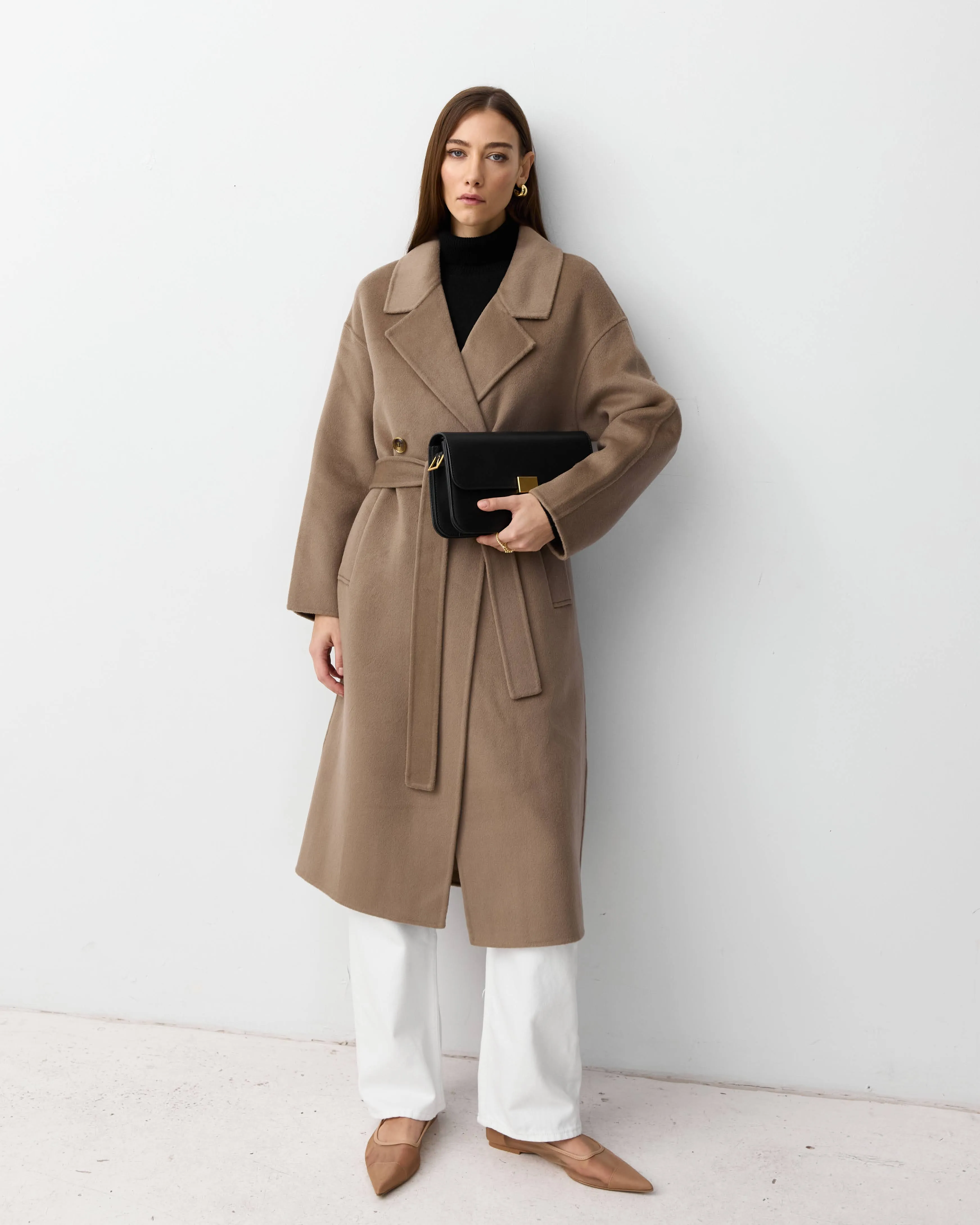 THE LONDON COAT - TAUPE