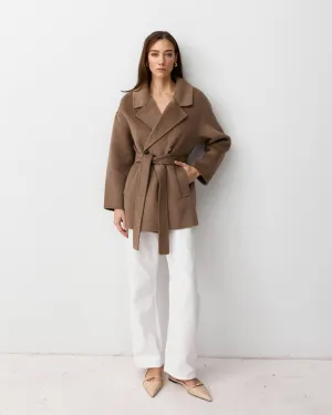 THE LONDON JACKET - CHOCOLATE MELANGE
