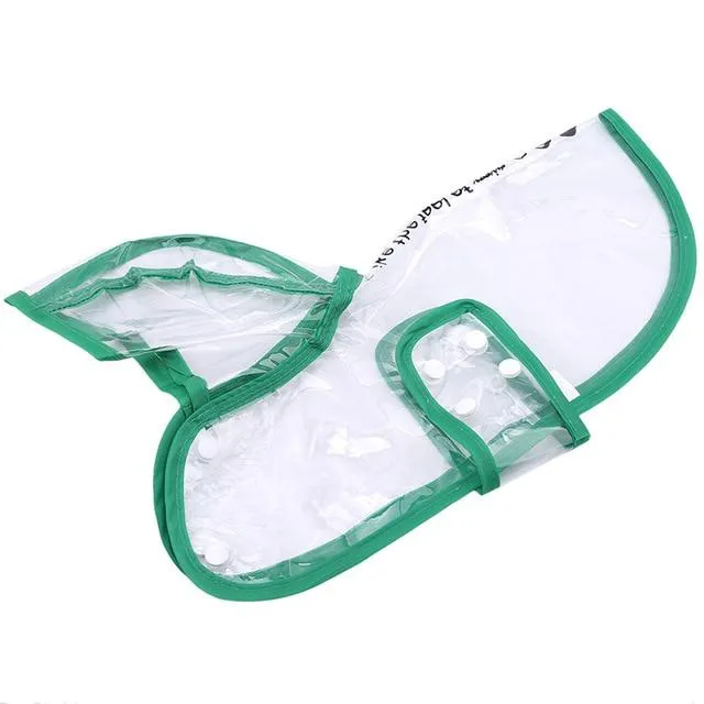 Transparent Dog Raincoat