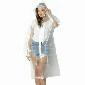 Transparent Raincoats With Hood For Men & Women