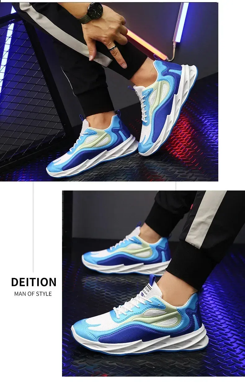 Trendy Cushion Running Sneakers for Outdoor Adventure
