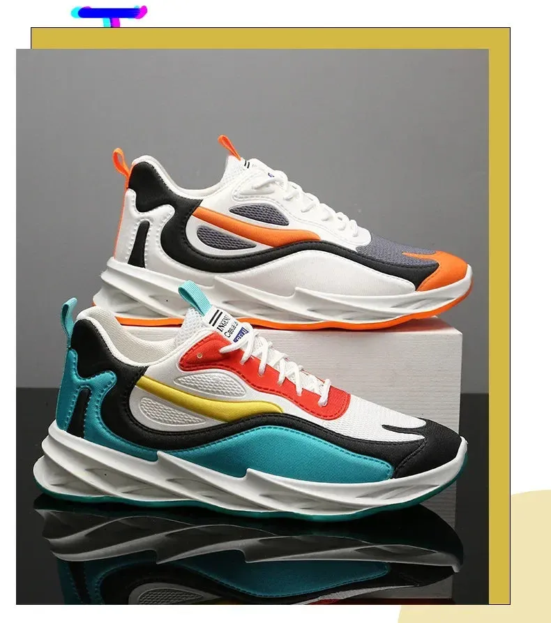 Trendy Cushion Running Sneakers for Outdoor Adventure