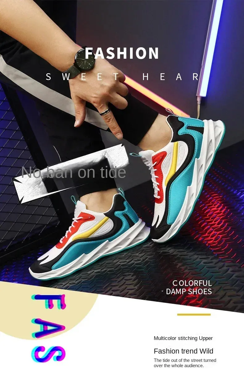 Trendy Cushion Running Sneakers for Outdoor Adventure