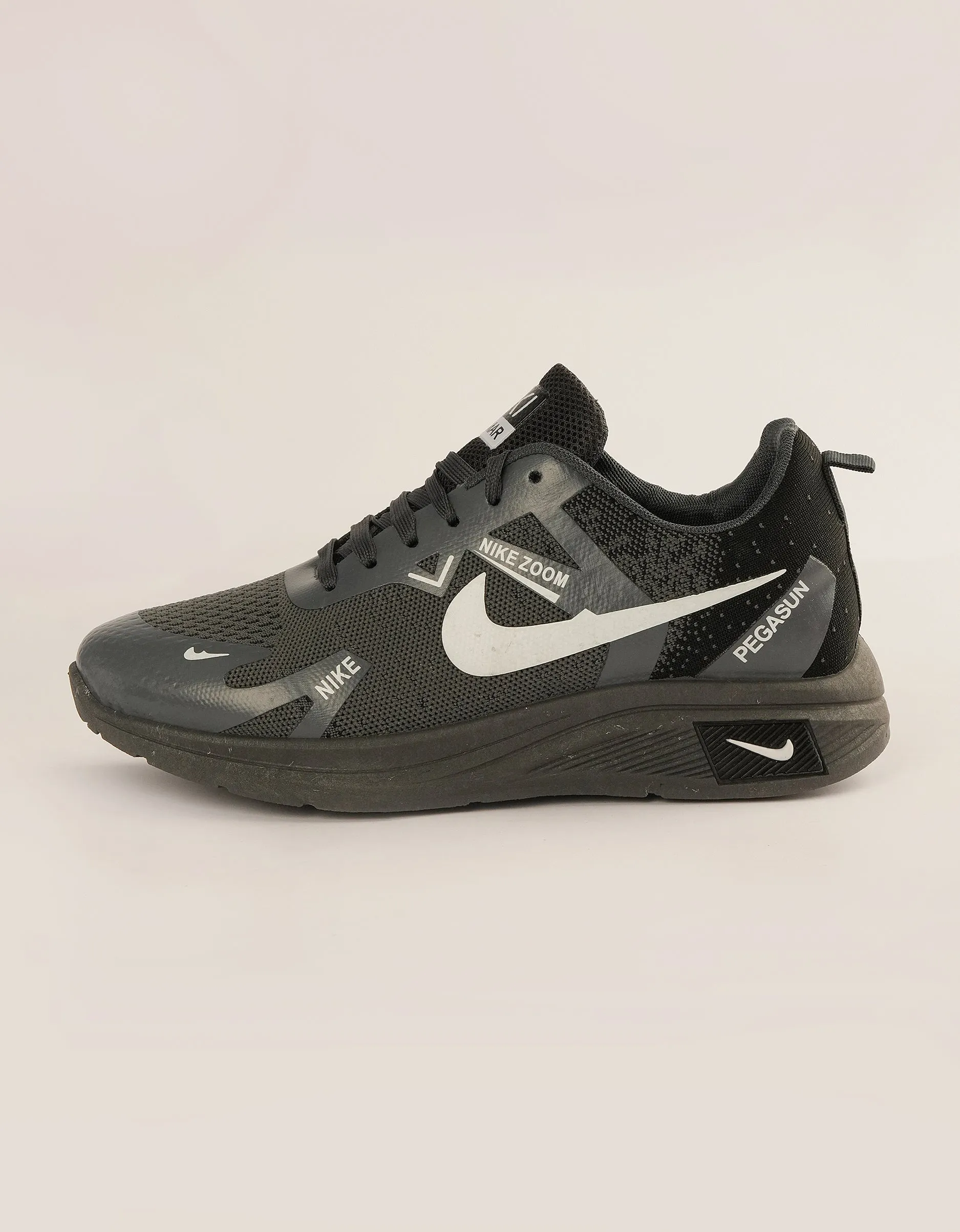 Velocity Men Dark Grey Sports Sneakers