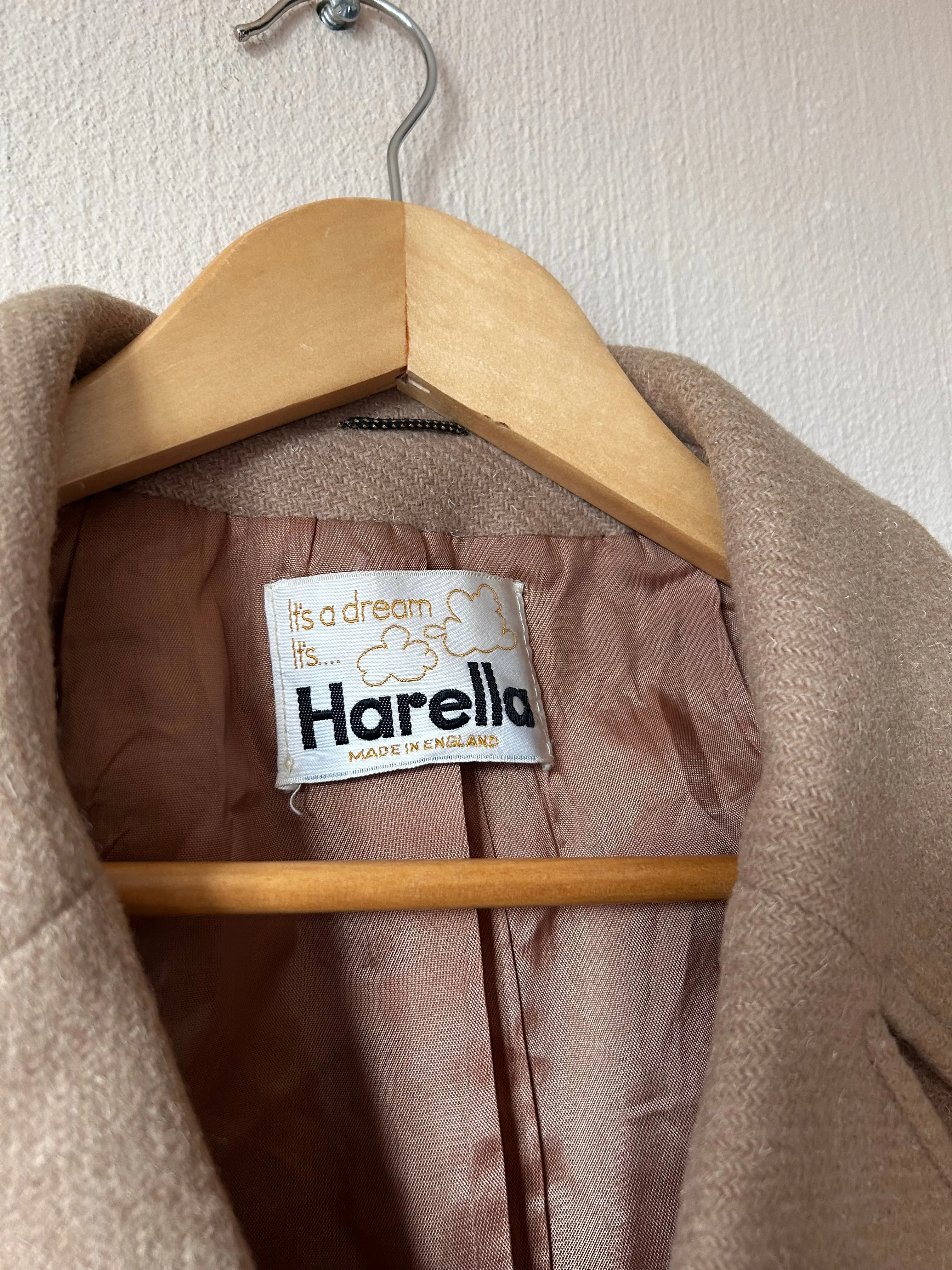 Vintage wool wowen colbert