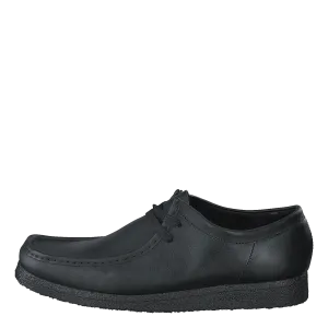 Wallabee Black Leather
