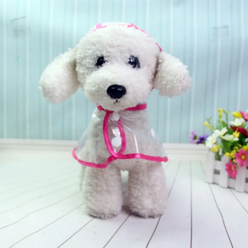 Waterproof Transparent Raincoats XS-XL Dog Raincoat Spring Summer Rain Coats Dog Light Clothes Pet Accessories Puppy Rain