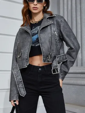 Women's stylish Lucie leather jacket
