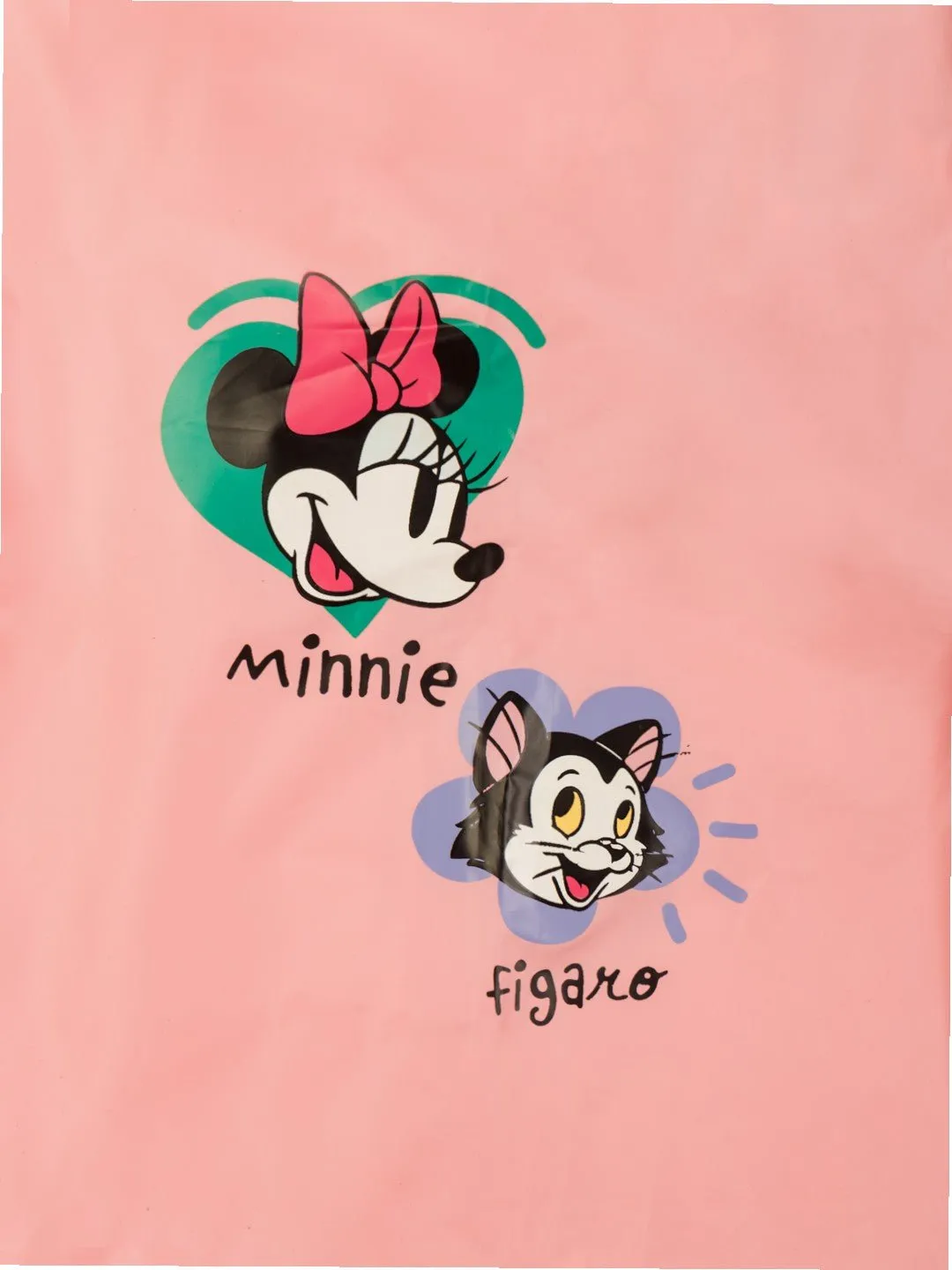 Yellow Bee Girls' Pink Disney Raincoat – Minnie Mouse, Daisy Duck & Figaro “Friends Forever” Design