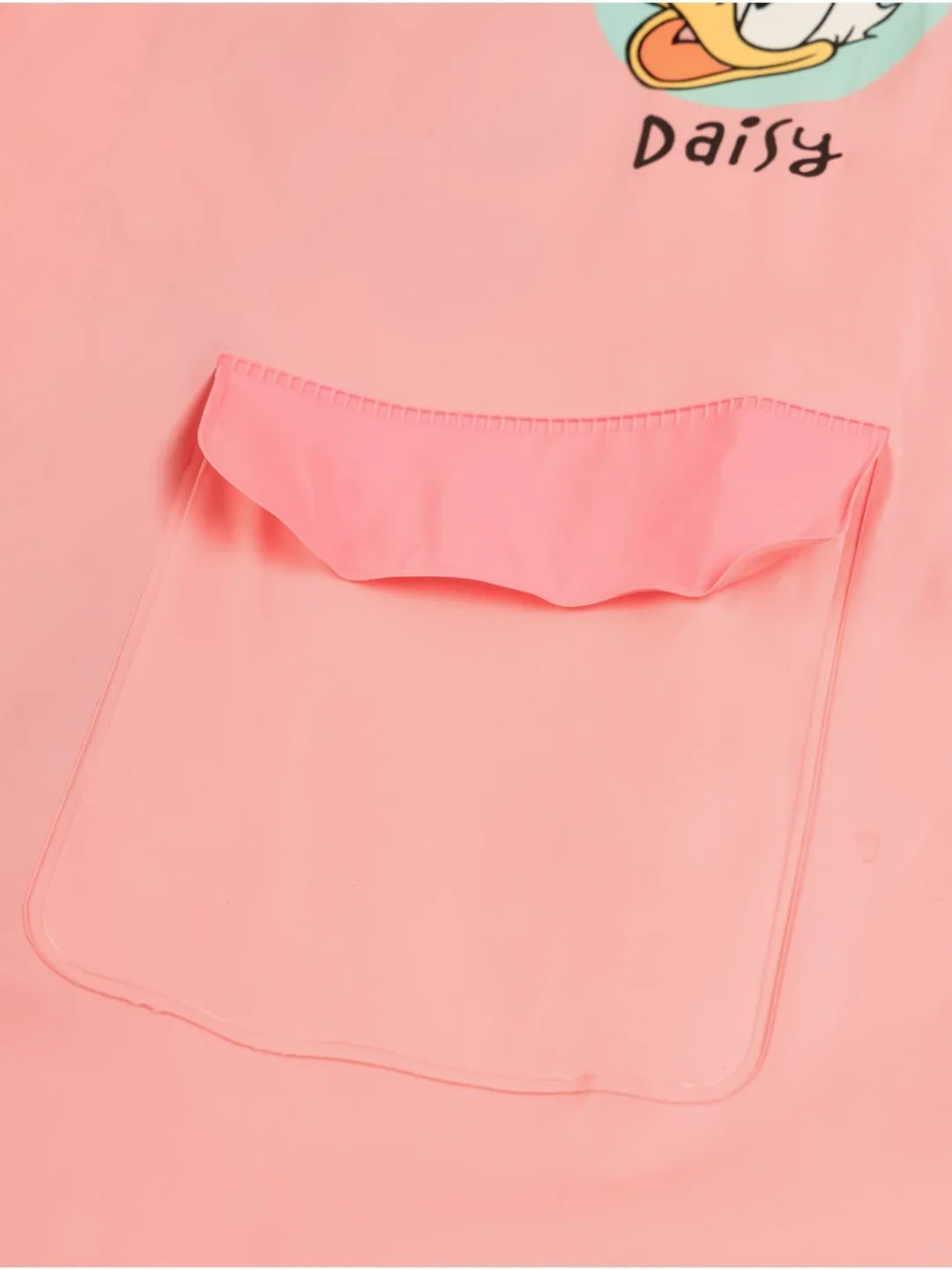Yellow Bee Girls' Pink Disney Raincoat – Minnie Mouse, Daisy Duck & Figaro “Friends Forever” Design