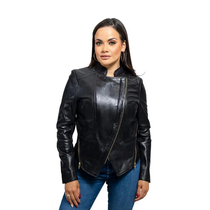 Zoey - Women's Fashion Lambskin Leather Jacket